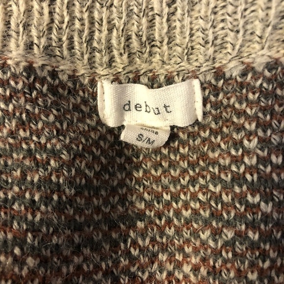 Southwestern Pattern Knit Fabric Cardigan By Debut Women’s Size S/M - Picture 6 of 7